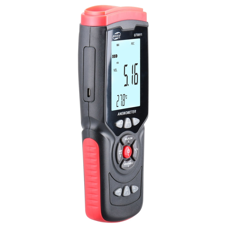 BENETECH GT8911 Handheld Digital LCD Hot Wire Anemometer - free shipping - PMC TechLife - Order now!