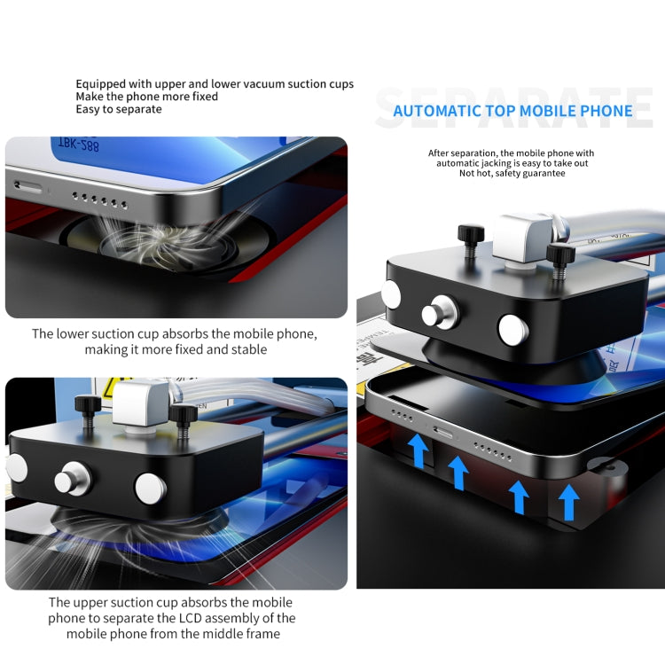 TBK 288  Built-in Pump Vacuum Automatic Intelligent Control Screen Removal Tool, UK Plug - free shipping - PMC TechLife - Order now!