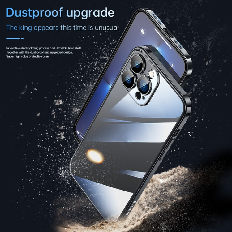 For iPhone 13 SULADA JINGJIA Series Lens Protector PC Phone Case(Blue) - iPhone 13 Cases by SULADA | Online Shopping South Africa | PMC TechLife