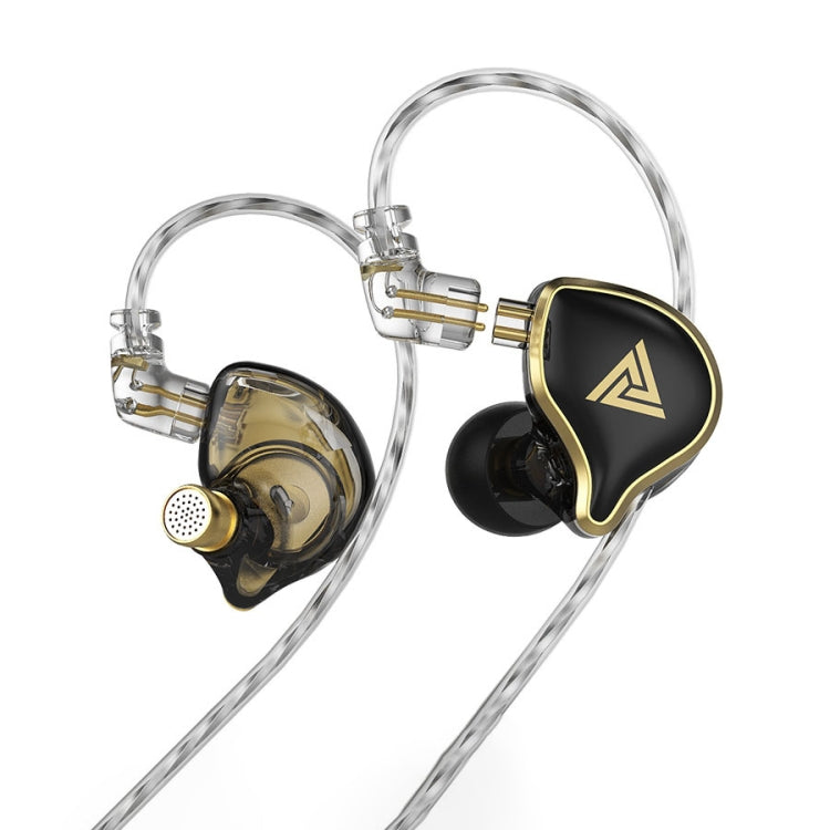 QKZ ZXD Sports In-ear Dynamic Wired HIFI Bass Stereo Sound Earphone, Style:without Mic(Black) - In Ear Wired Earphone by QKZ | Online Shopping South Africa | PMC Jewellery