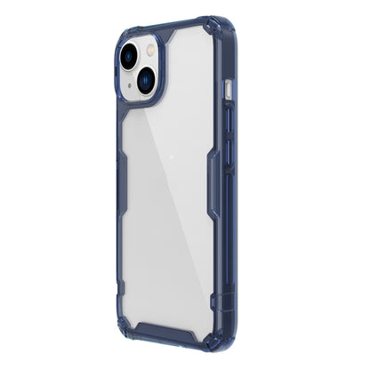 For iPhone 14 Plus NILLKIN Ultra Clear PC + TPU Phone Case (Blue) - iPhone 14 Plus Cases by NILLKIN | Online Shopping South Africa | PMC Jewellery
