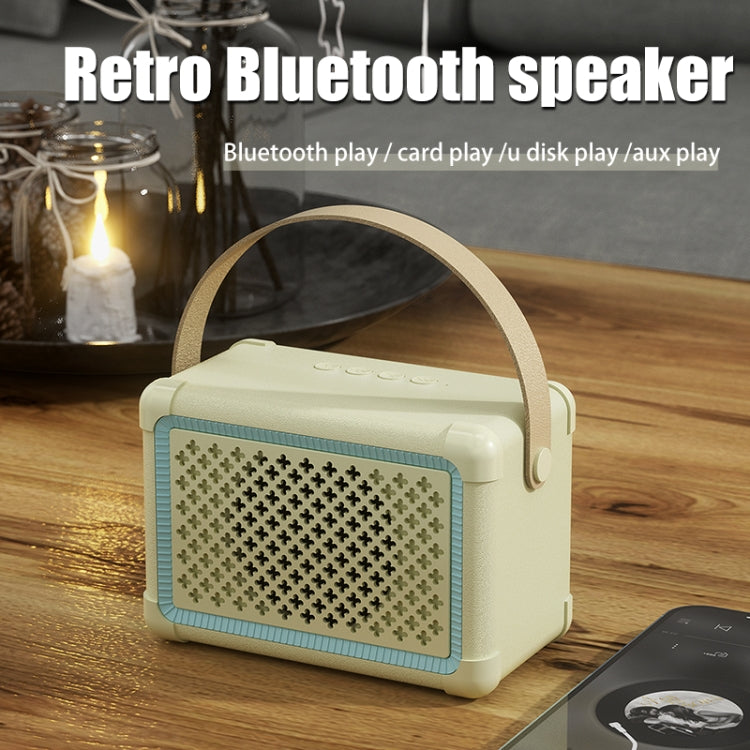 N10 ABS Portable Mini Wireless Bluetooth Speaker(Beige) - Mini Speaker by PMC TechLife | Online Shopping South Africa | PMC TechLife