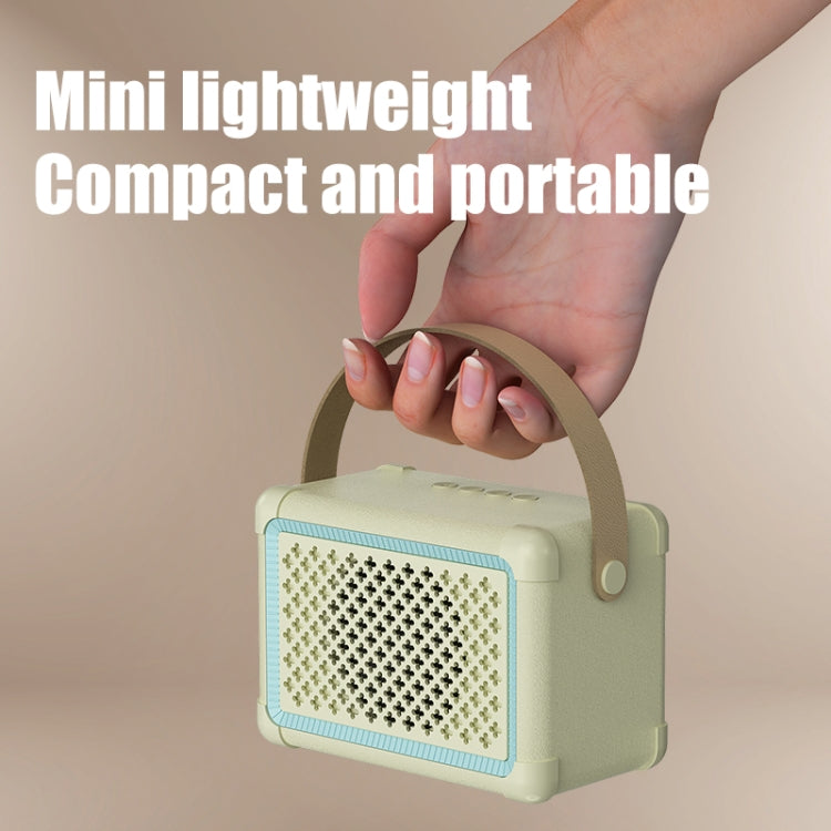 N10 ABS Portable Mini Wireless Bluetooth Speaker(Beige) - Mini Speaker by PMC TechLife | Online Shopping South Africa | PMC TechLife