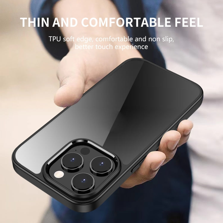 For iPhone 14 Plus iPAKY Shockproof PC + TPU Protective Phone Case (Black) - iPhone 14 Plus Cases by iPAKY | Online Shopping South Africa | PMC TechLife | Buy Now Pay Later Mobicred