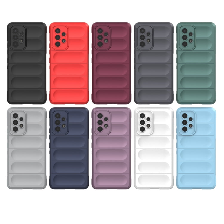 For Samsung Galaxy A53 Magic Shield TPU + Flannel Phone Case(Red) - Galaxy Phone Cases by PMC TechLife | Online Shopping South Africa | PMC TechLife | Buy Now Pay Later Mobicred