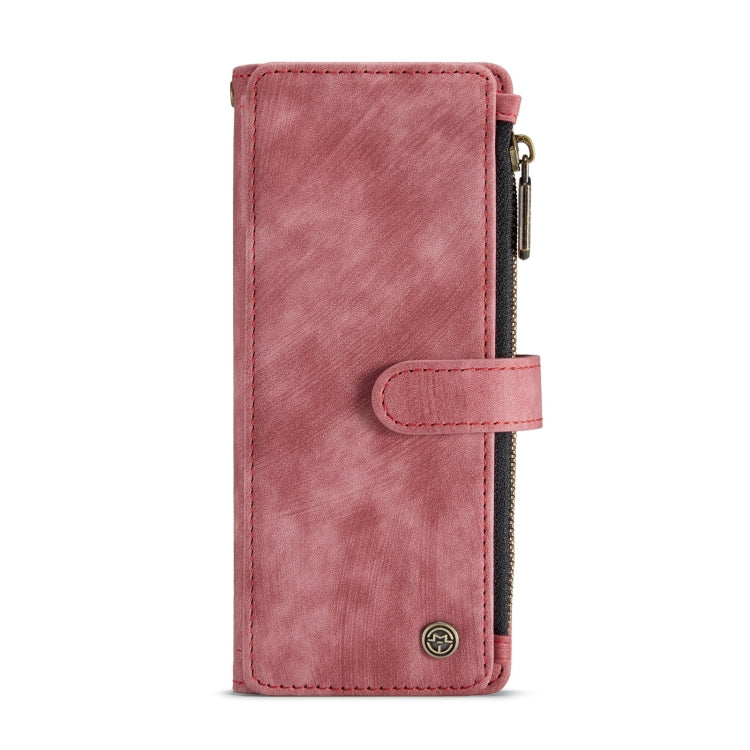 For Samsung Galaxy Z Fold4 5G CaseMe C30 Multifunctional Card Slots Zipper Phone Leather Phone Case(Red) - Galaxy Z Fold4 5G Cases by CaseMe | Online Shopping South Africa | PMC Jewellery | Buy Now Pay Later Mobicred