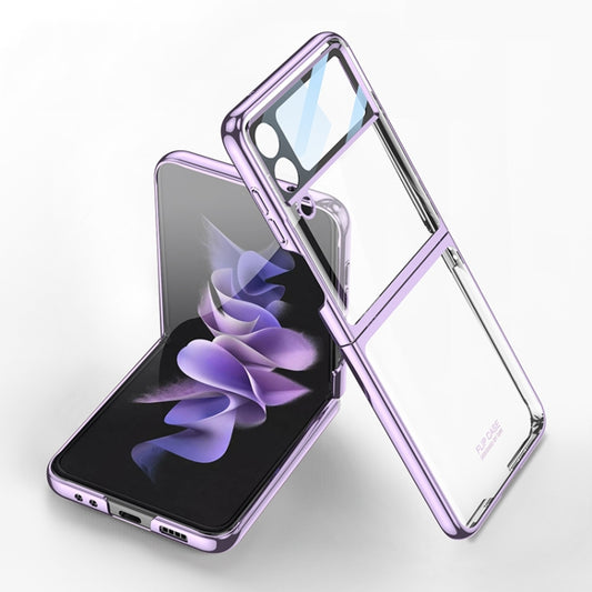 For Samsung Galaxy Z Flip4 GKK Integrated Electroplating Full Coverage Phone Case(Purple) - Galaxy Z Flip4 5G Cases by GKK | Online Shopping South Africa | PMC Jewellery