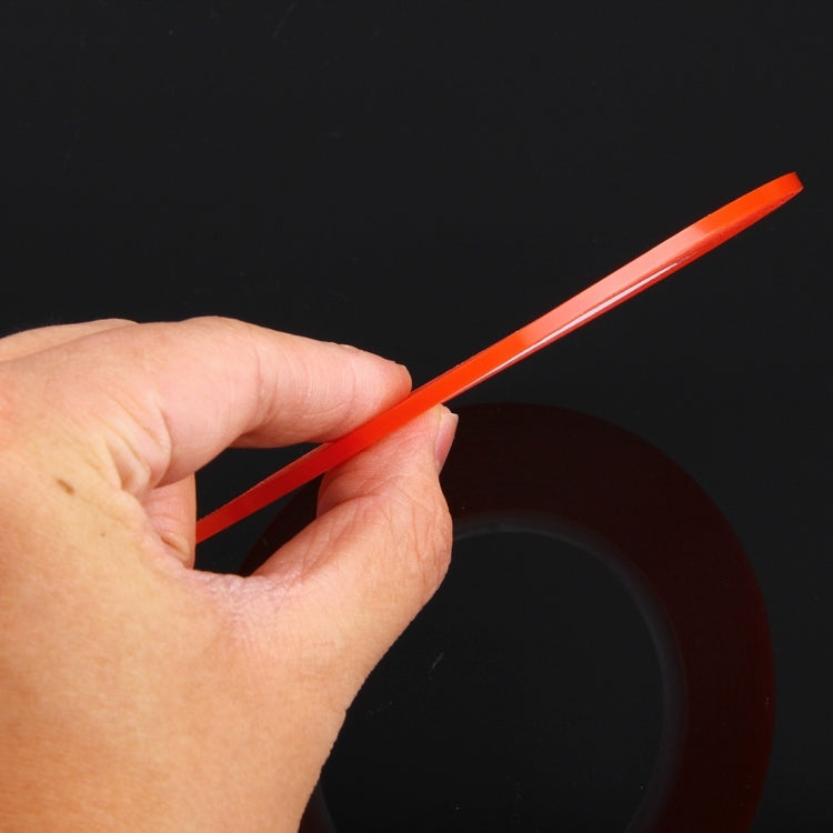 10 PCS 3mm Width Double Sided Adhesive Sticker Tape, Length: 25m(Red) - free shipping - PMC TechLife - Order now!