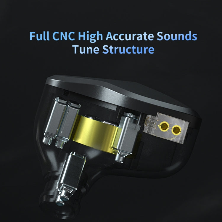 CVJ-CSN In-Ear Dual Magnetic Circuit Dynamic HIFI Wired Earphone, Style:With Mic(Blue) - free shipping - PMC TechLife - Order now!
