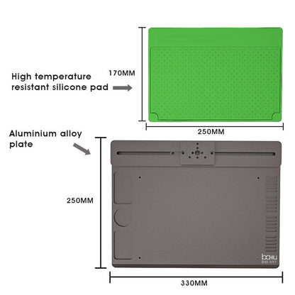 BAKU BA-697 2 in 1 Microscope Maintenance Insulation Pad - Working Mat by BAKU | Online Shopping South Africa | PMC Jewellery | Buy Now Pay Later Mobicred