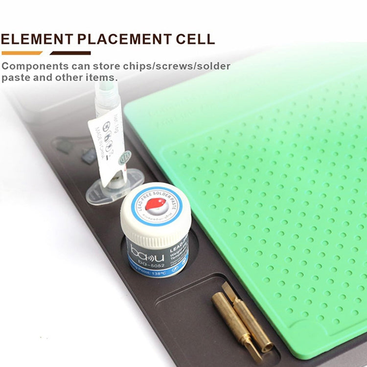 BAKU BA-697 2 in 1 Microscope Maintenance Insulation Pad - Working Mat by BAKU | Online Shopping South Africa | PMC Jewellery | Buy Now Pay Later Mobicred