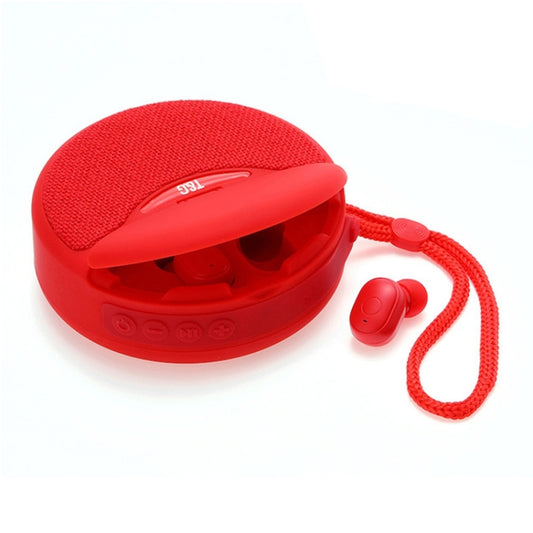 T&G TG808 2 in 1 Mini Wireless Bluetooth Speaker Wireless Headphones(Red) - Mini Speaker by T&G | Online Shopping South Africa | PMC Jewellery