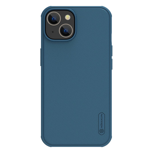 For iPhone 14 Plus  NILLKIN Frosted Shield Pro Magsafe Phone Case(Blue) - iPhone 14 Plus Cases by NILLKIN | Online Shopping South Africa | PMC Jewellery