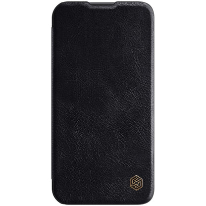 For iPhone 14 Pro NILLKIN QIN Series Pro Crazy Horse Texture Leather Case(Black) - iPhone 14 Pro Cases by NILLKIN | Online Shopping South Africa | PMC Jewellery