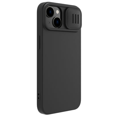 For iPhone 14 NILLKIN CamShield MagSafe Liquid Silicone Phone Case(Black) - iPhone 14 Cases by NILLKIN | Online Shopping South Africa | PMC Jewellery