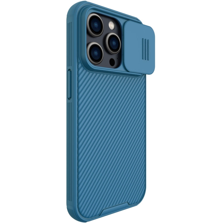 For iPhone 14 Pro NILLKIN CamShield Pro Magnetic Magsafe Case(Blue) - iPhone 14 Pro Cases by NILLKIN | Online Shopping South Africa | PMC Jewellery