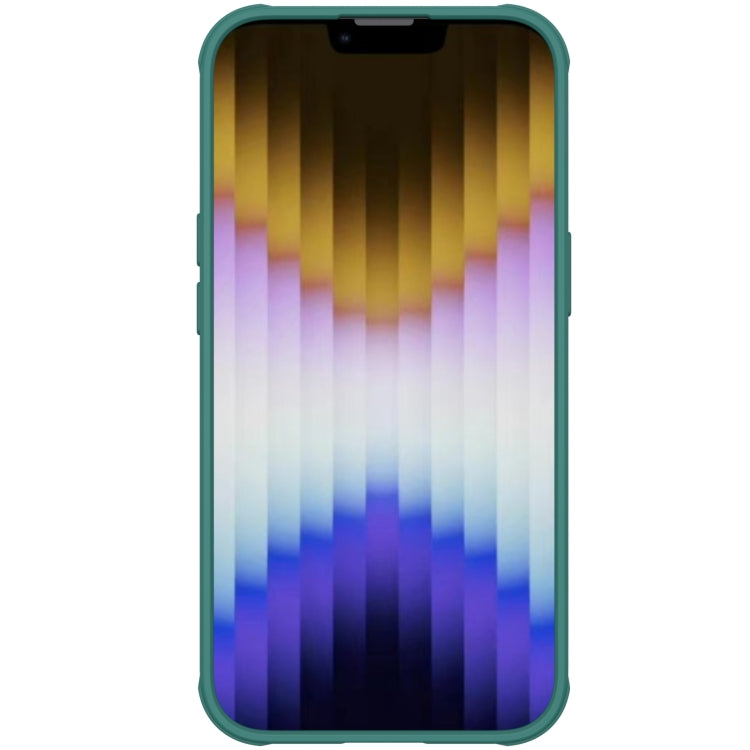 For iPhone 14 Plus  NILLKIN CamShield Pro Protective Phone Case(Green) - free shipping - PMC TechLife - Order now!