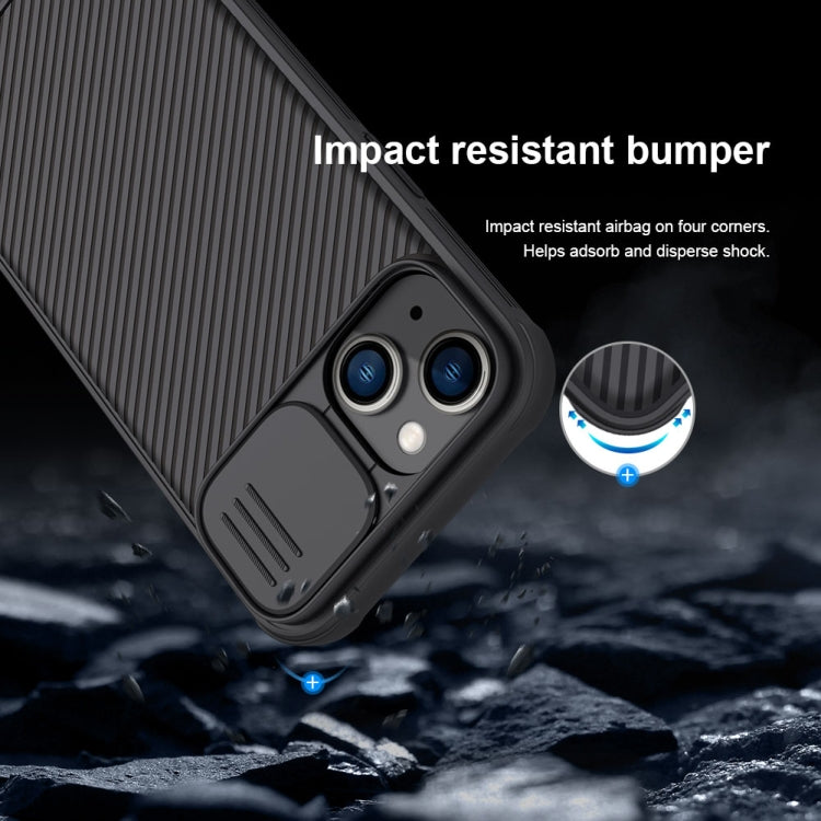 For iPhone 14 Plus  NILLKIN CamShield Pro Protective Phone Case(Black) - free shipping - PMC TechLife - Order now!