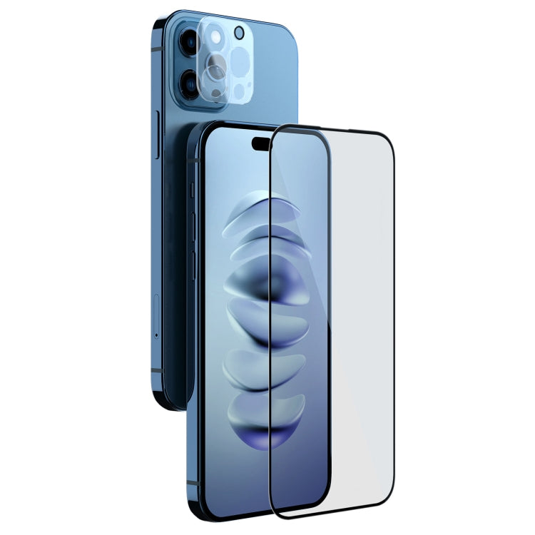 For iPhone 14 Pro Max NILLKIN 2 in 1 HD Full Screen Tempered Glass Film + Camera Protector Set - iPhone 14 Pro Max Tempered Glass by NILLKIN | Online Shopping South Africa | PMC TechLife | Buy Now Pay Later Mobicred