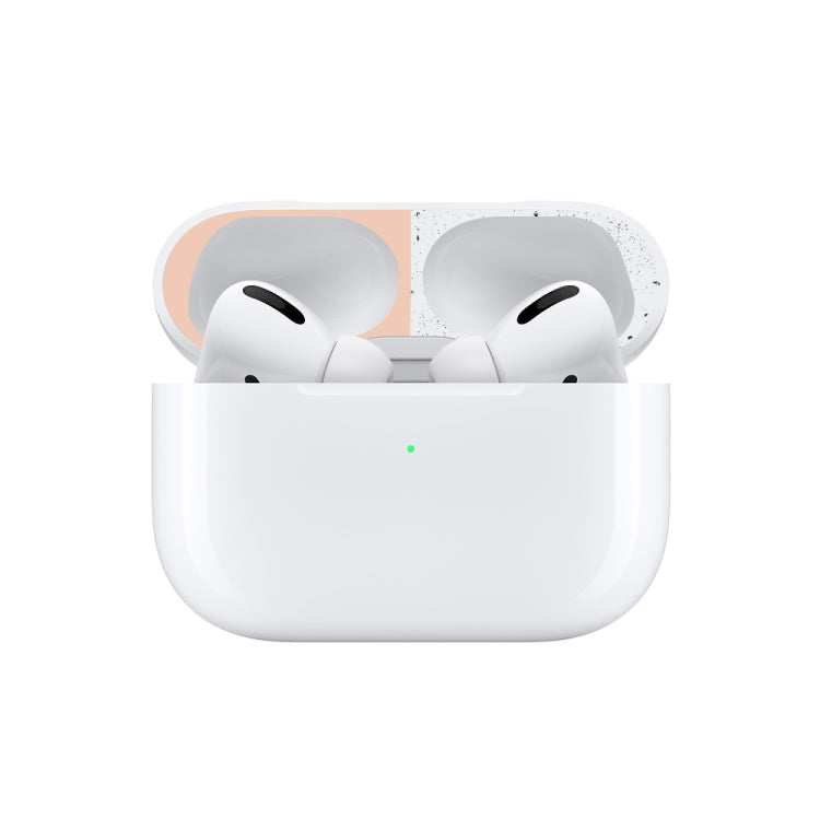 For Apple AirPods Pro 2 Wireless Earphone Protective Case Metal Sticker(Blue) - Protective Sticker by PMC TechLife | Online Shopping South Africa | PMC TechLife