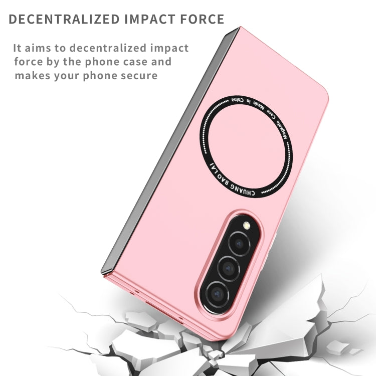 For Samsung Galaxy Z Fold4 Magsafe Magnetic Folding PC Phone Case(Pink) - Galaxy Z Fold4 5G Cases by PMC Jewellery | Online Shopping South Africa | PMC Jewellery