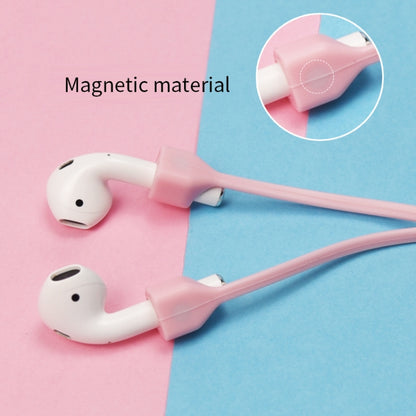 For AirPods Pro 2 Bluetooth Headset Anti-lost Rope Magnetic Silicone Lanyard(Pink) - Anti-lost & Holder by PMC Jewellery | Online Shopping South Africa | PMC Jewellery