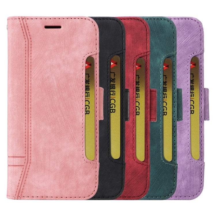 For Huawei nova 9 BETOPNICE Dual-side Buckle Leather Phone Case(Pink) - Huawei Cases by BETOPNICE | Online Shopping South Africa | PMC TechLife | Buy Now Pay Later Mobicred