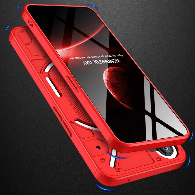For Nothing Phone 1 GKK Three Stage Splicing Full Coverage PC Phone Case(Red) - free shipping - PMC TechLife - Order now!