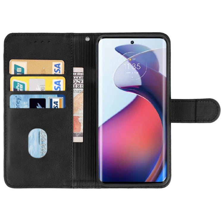 For Motorola Moto G72 Leather Phone Case(Black) - Motorola Cases by PMC Jewellery | Online Shopping South Africa | PMC Jewellery