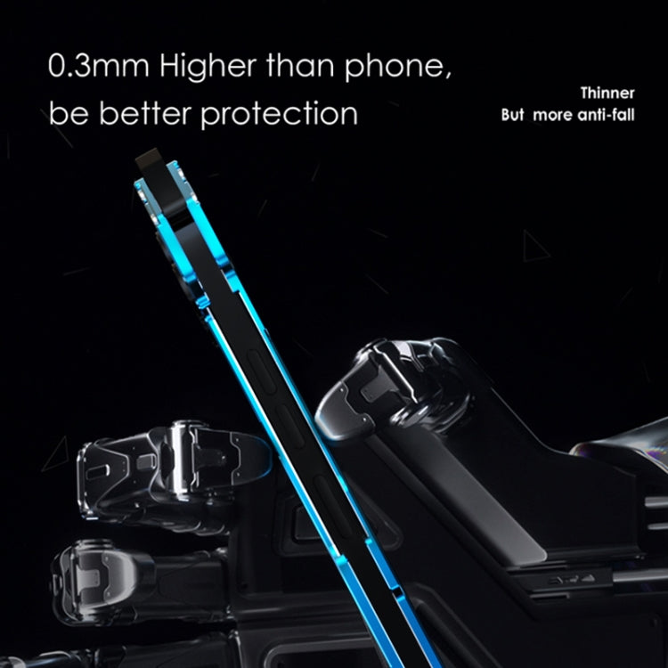 For iPhone 14 Pro Max R-JUST RJ17 Shockproof Armor Metal Phone Case(Blue) - iPhone 14 Pro Max Cases by R-JUST | Online Shopping South Africa | PMC TechLife | Buy Now Pay Later Mobicred