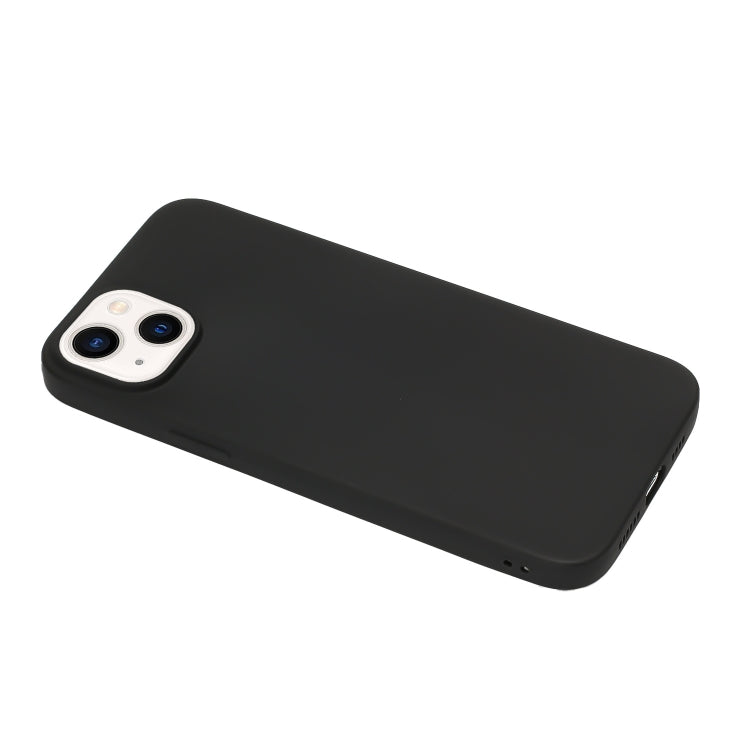 For iPhone 14 Solid Color Frosted Silicone Phone Case(Black) - free shipping - PMC TechLife - Order now!