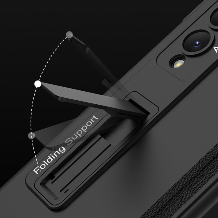 For Samsung Galaxy Z Fold4 GKK Magnetic Hinged Folding Full Phone Case(Silver) - free shipping - PMC TechLife - Order now!
