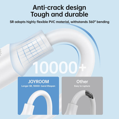 JOYROOM S-UM018A9 2.4A USB to Micro USB Fast Charging Data Cable, Length:0.25m(White) - Micro USB Cable by JOYROOM | Online Shopping South Africa | PMC Jewellery