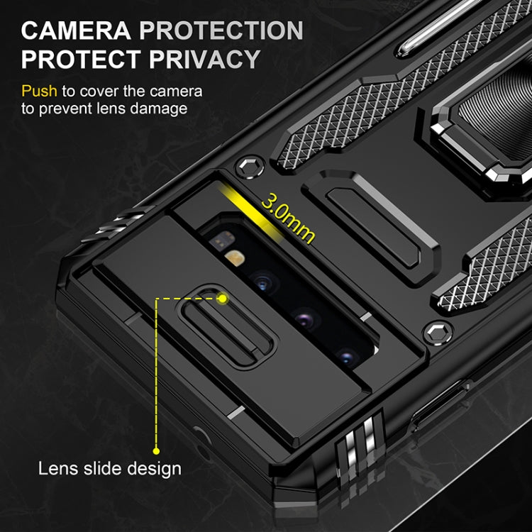 For Samsung Galaxy S10 Armor PC + TPU Camera Shield Phone Case(Black) - free shipping - PMC TechLife - Order now!