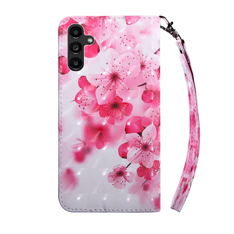 For Samsung Galaxy A14 5G 3D Painted Leather Phone Case(Red Flower) - free shipping - PMC TechLife - Order now!
