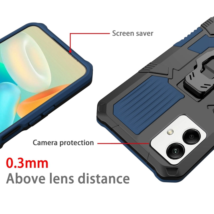 For Samsung Galaxy A04 Armor Warrior Shockproof PC + TPU Phone Case(Blue) - free shipping - PMC TechLife - Order now!