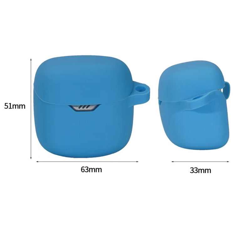 For JBL Tune Flex Earphone Silicone Protective Case(Light Blue) - JBL Earphone Case by PMC TechLife | Online Shopping South Africa | PMC TechLife