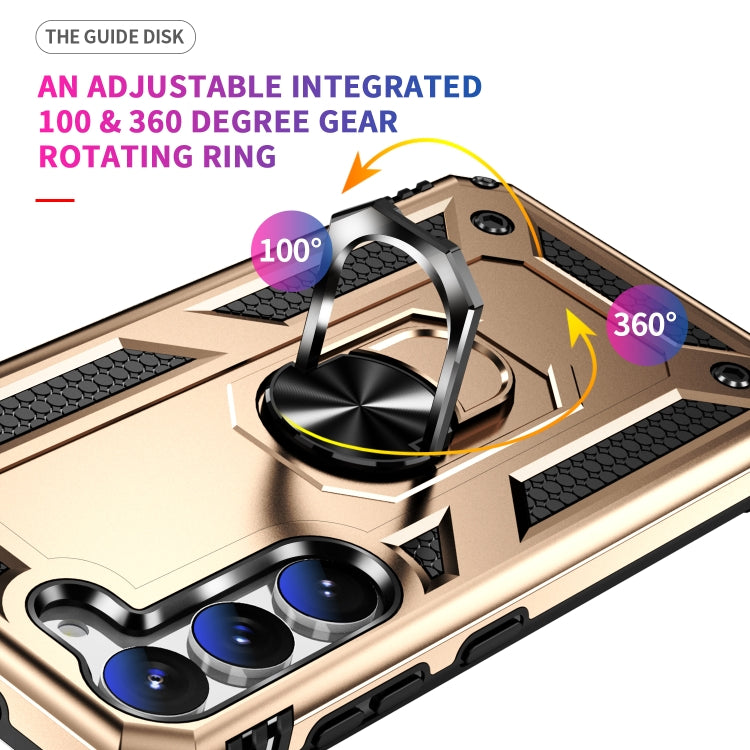 For Samsung Galaxy S23 5G Shockproof TPU + PC Phone Case(Gold) - free shipping - PMC TechLife - Order now!