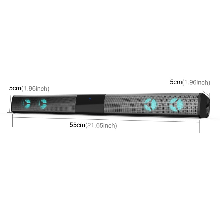 BS-28E RGB Colorful Atmosphere Light Bluetooth Speaker - Desktop Speaker by PMC TechLife | Online Shopping South Africa | PMC TechLife