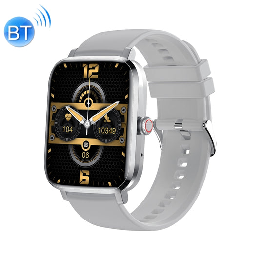 Ochstin 5HK20 1.85 inch Round Screen Silicone Strap Smart Watch with Bluetooth Call Function(Silver) - Smart Watches by OCHSTIN | Online Shopping South Africa | PMC Jewellery | Buy Now Pay Later Mobicred