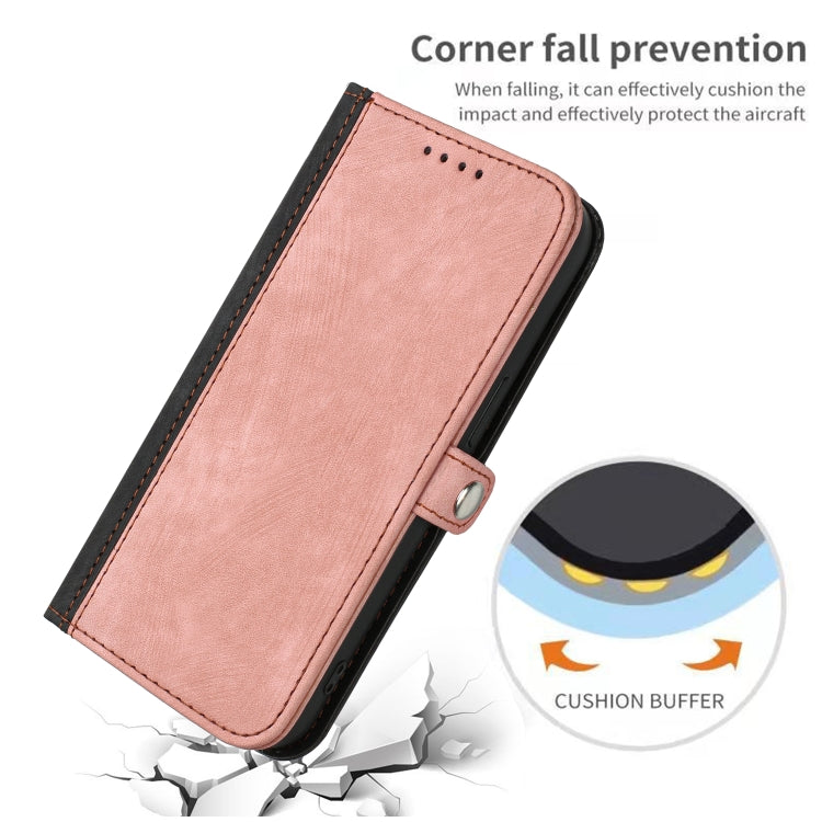 For Xiaomi Redmi 9A Side Buckle Double Fold Hand Strap Leather Phone Case(Pink) - free shipping - PMC TechLife - Order now!