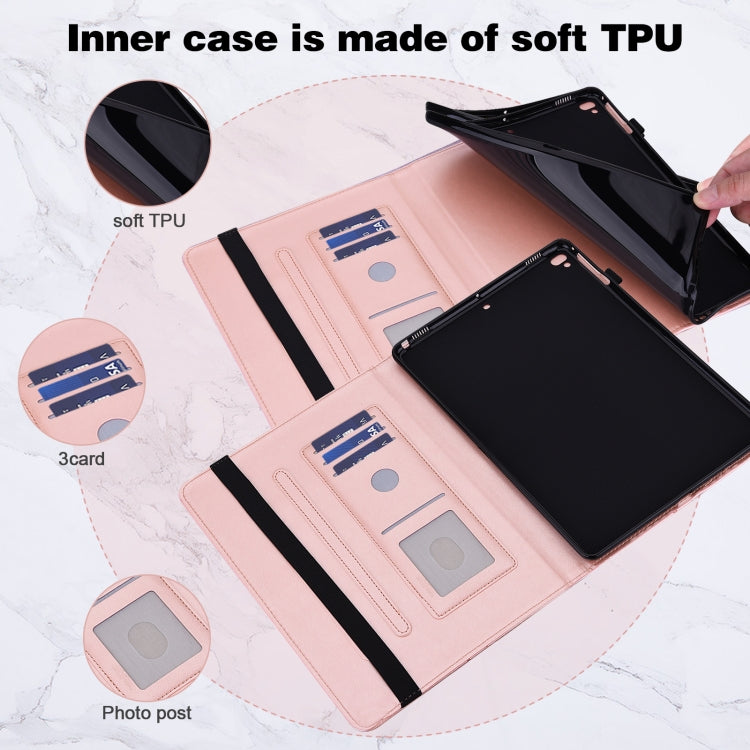 For Nokia T20 10.4 2021 Embossed Butterfly Pattern Leather Tablet Case(Pink) - Nokia by PMC TechLife | Online Shopping South Africa | PMC TechLife | Buy Now Pay Later Mobicred