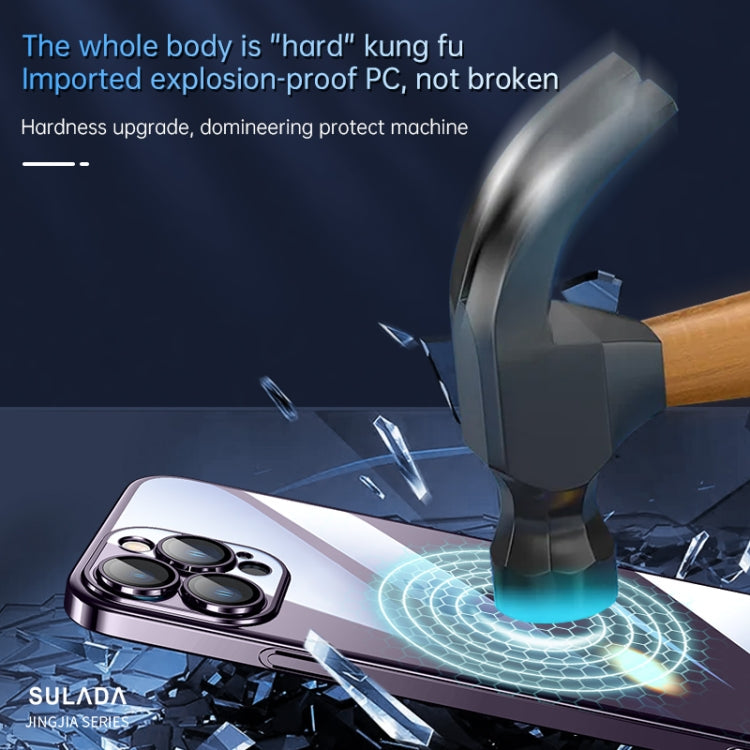 For iPhone 14 SULADA Hard PC Shockproof Phone Case(Silver) - iPhone 14 Cases by SULADA | Online Shopping South Africa | PMC TechLife | Buy Now Pay Later Mobicred