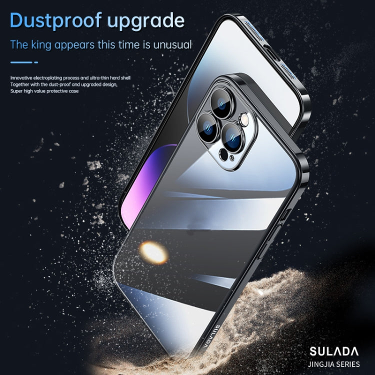 For iPhone 14 Pro SULADA Hard PC Shockproof Phone Case(Pink) - iPhone 14 Pro Cases by SULADA | Online Shopping South Africa | PMC TechLife | Buy Now Pay Later Mobicred