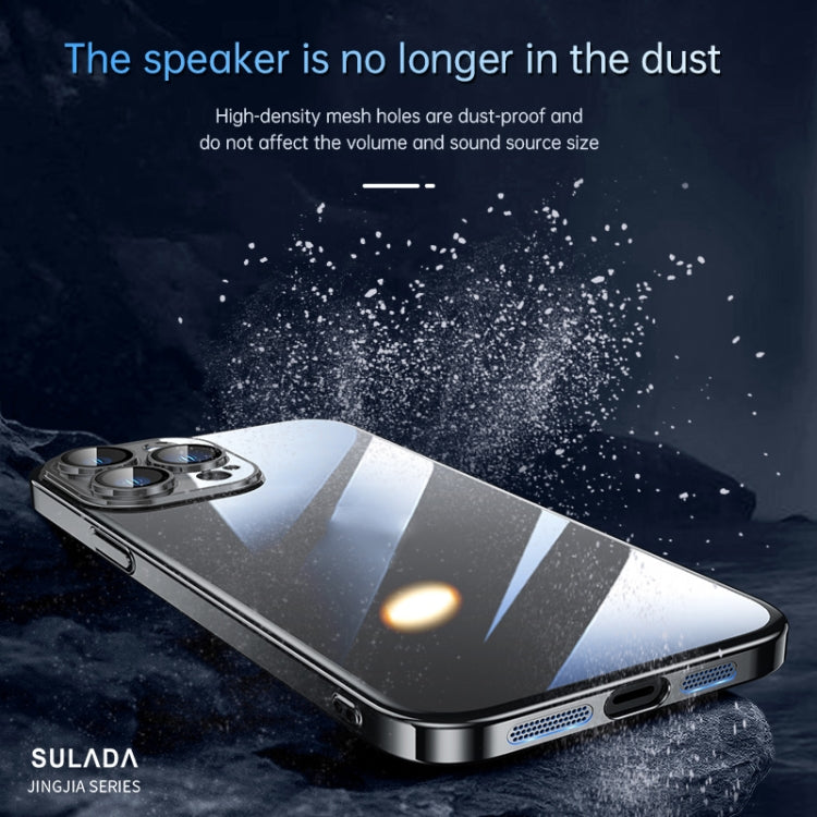 For iPhone 14 Pro Max SULADA Hard PC Shockproof Phone Case(Silver) - iPhone 14 Pro Max Cases by SULADA | Online Shopping South Africa | PMC TechLife | Buy Now Pay Later Mobicred