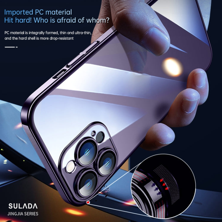 For iPhone 14 Pro Max SULADA Hard PC Shockproof Phone Case(Silver) - iPhone 14 Pro Max Cases by SULADA | Online Shopping South Africa | PMC Jewellery