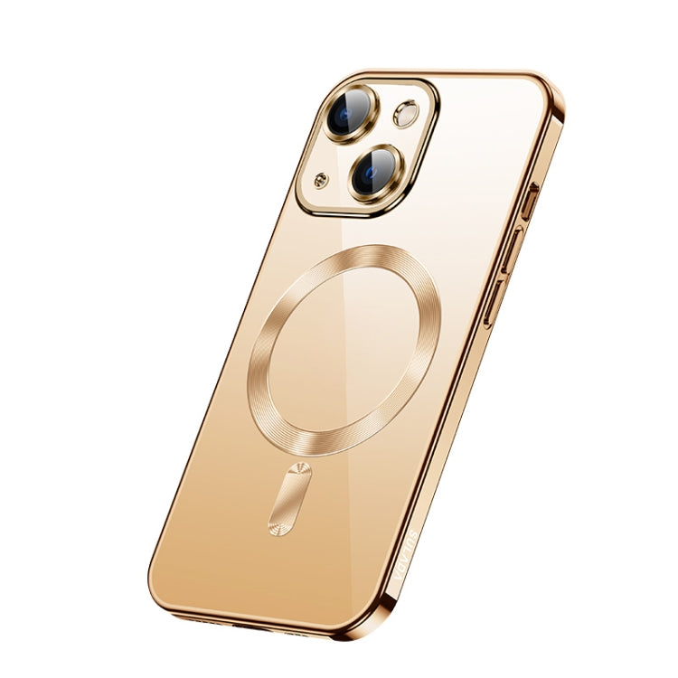 For iPhone 14 SULADA Plating TPU Shockproof Phone Soft Case(Gold) - iPhone 14 Cases by SULADA | Online Shopping South Africa | PMC TechLife | Buy Now Pay Later Mobicred