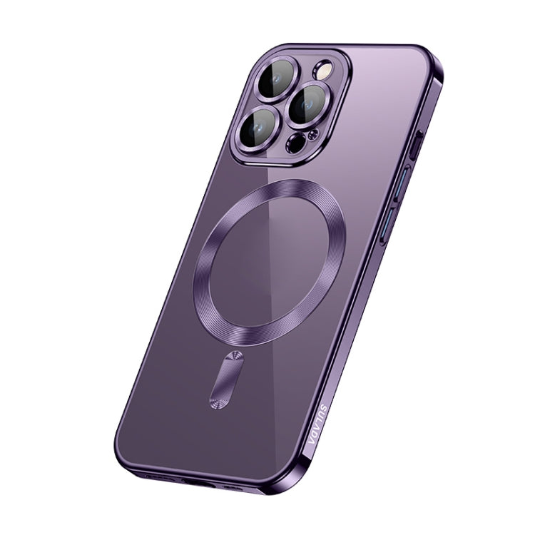 For iPhone 14 Pro SULADA Plating TPU Shockproof Phone Soft Case(Purple) - iPhone 14 Pro Cases by SULADA | Online Shopping South Africa | PMC TechLife