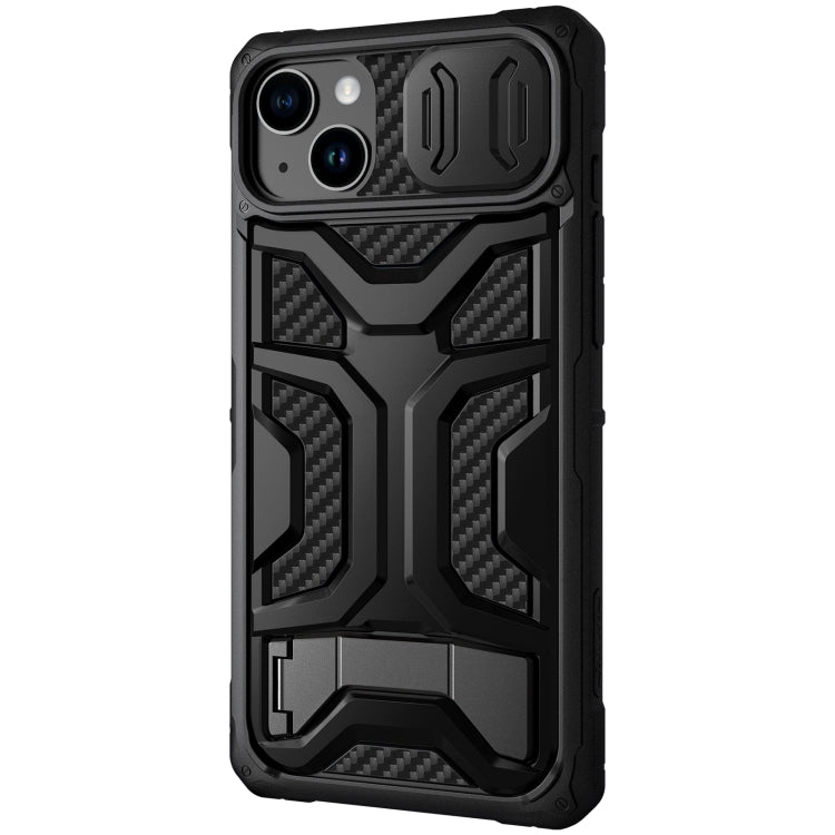 For iPhone 14 Plus NILLKIN Sliding Camera Cover Design TPU + PC Phone Case(Black) - free shipping - PMC TechLife - Order now!