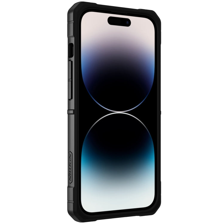 For iPhone 14 Pro NILLKIN Sliding Camera Cover Design TPU + PC Magnetic Phone Case(Blue) - iPhone 14 Pro Cases by NILLKIN | Online Shopping South Africa | PMC Jewellery